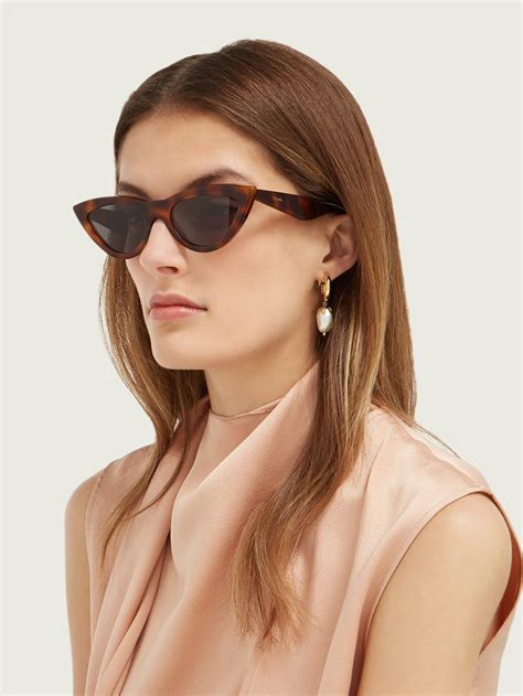 celine tortoise shell|WOMEN'S LUXURY CAT EYE SUNGLASSES .